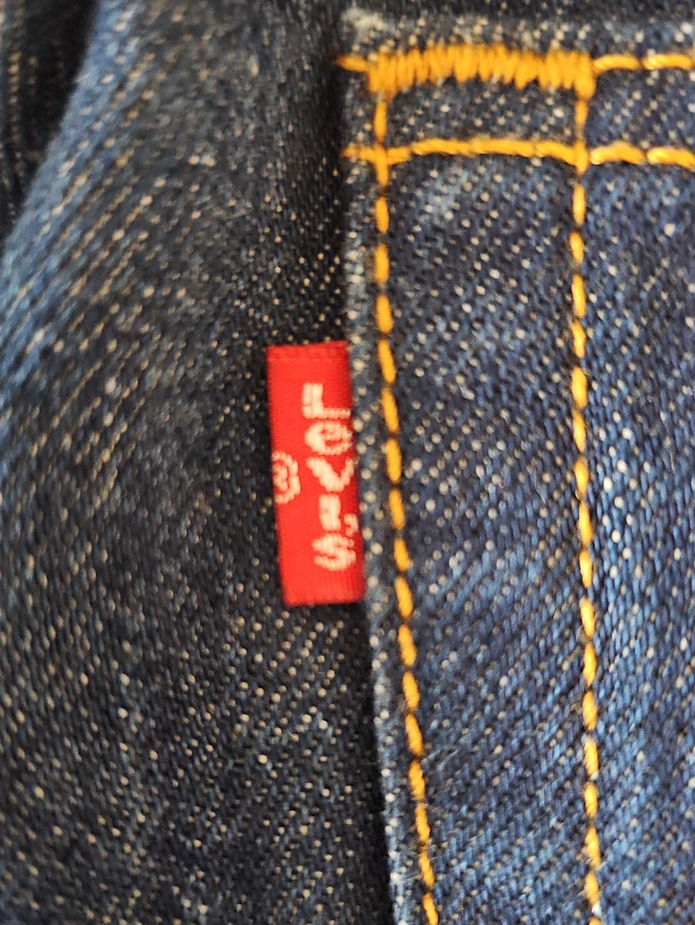Levi’s 501 XX Original Fit Button Fly Dark Straight Leg Jeans 34x34 actual 34x32 - Picture 10 of 13